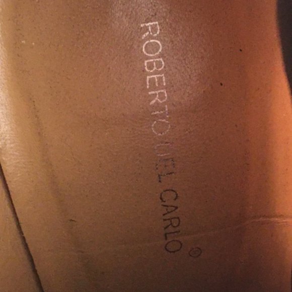 Roberto del Carlo Black Lace up Oxford Heels - EU size 38 1/2; US 8 1/2 - Picture 4 of 6